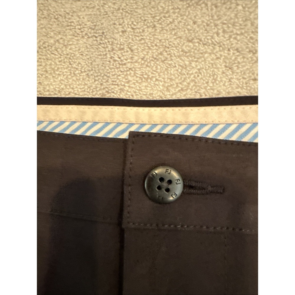 FootJoy Performance Golf Shorts Black Men's Size 38 Flat Front 24201 NWOT - Picture 3 of 14